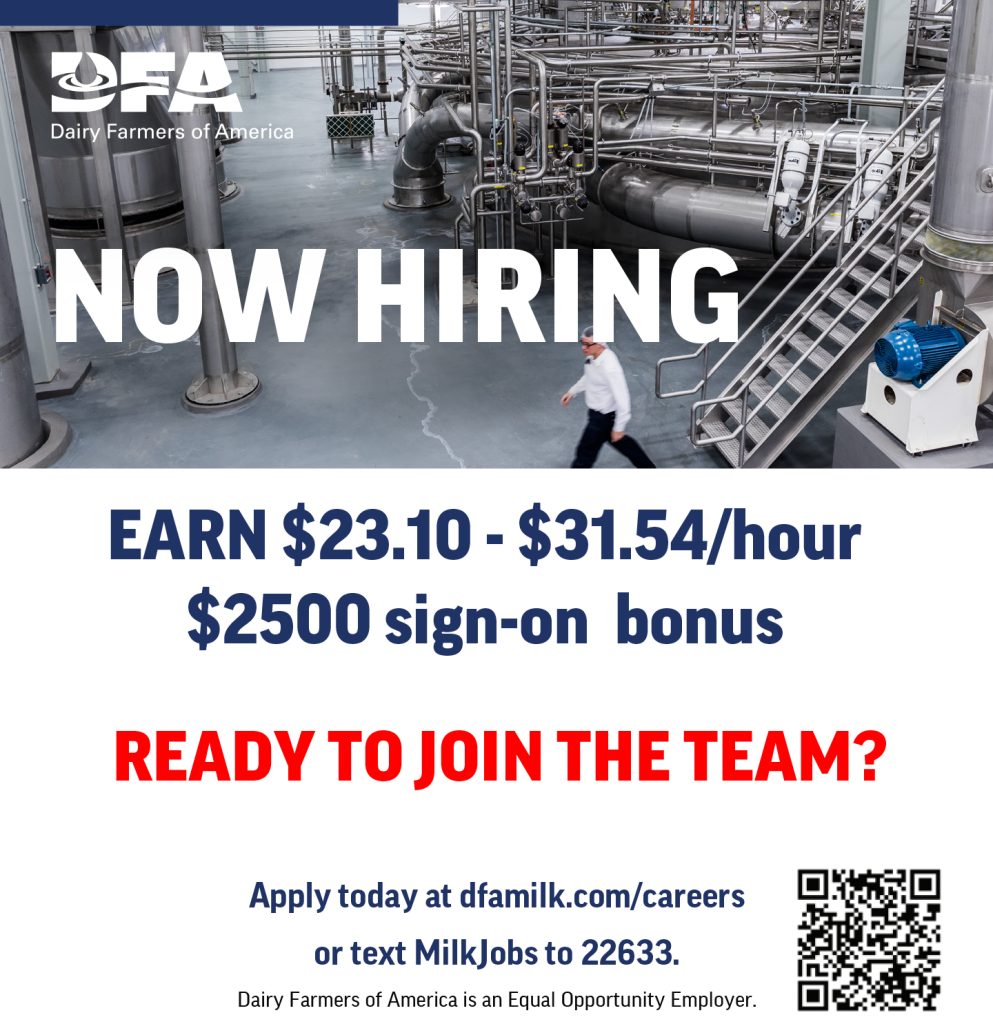 DFA Dairy Farmers of America Ready To Join The Team?